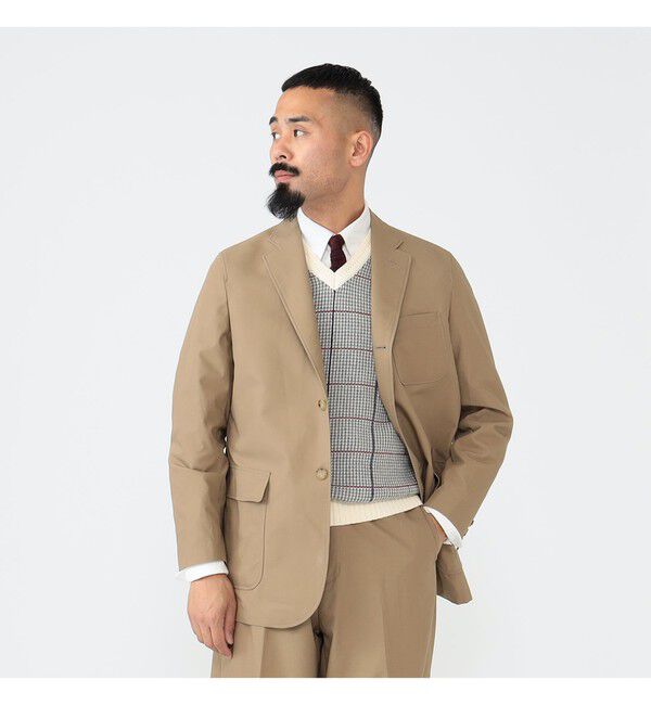 BEAMS PLUS「BEAMS PLUS / 3B Box-Fit Jacket High Density Cotton」|テーラードジャケット|