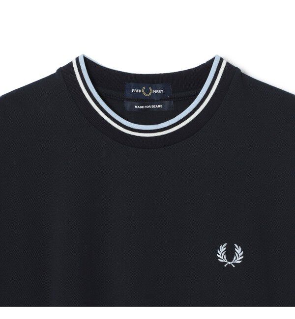 BEAMS「【別注】FRED PERRY / オーバーサイズ ピケ Tシャツ」|Tシャツ・カットソー|