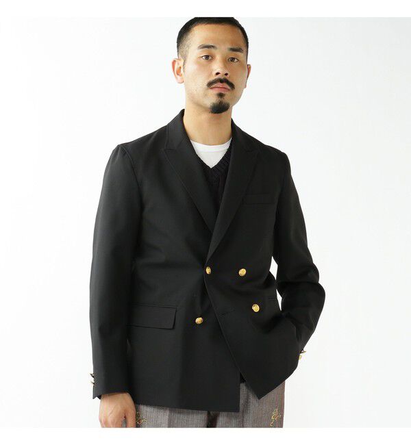 BEAMS PLUS「4B Double Breasted Blazer Wool」|テーラードジャケット|