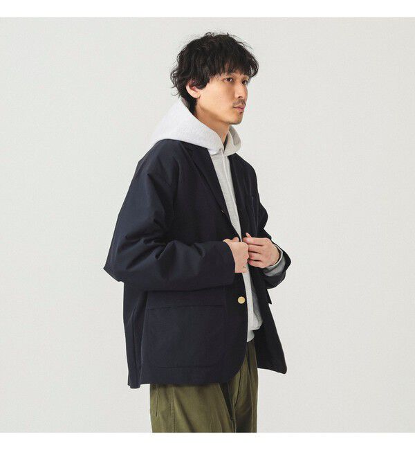 BEAMS「【撥水】ワイドフィット テック ブレザー」|テーラードジャケット|