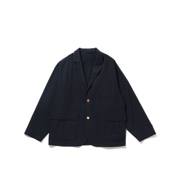 BEAMS「【撥水】ワイドフィット テック ブレザー」|テーラードジャケット|