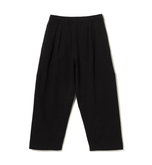 BEAMS「バルーン ワイド スウェットパンツ」|チノ|BLACK