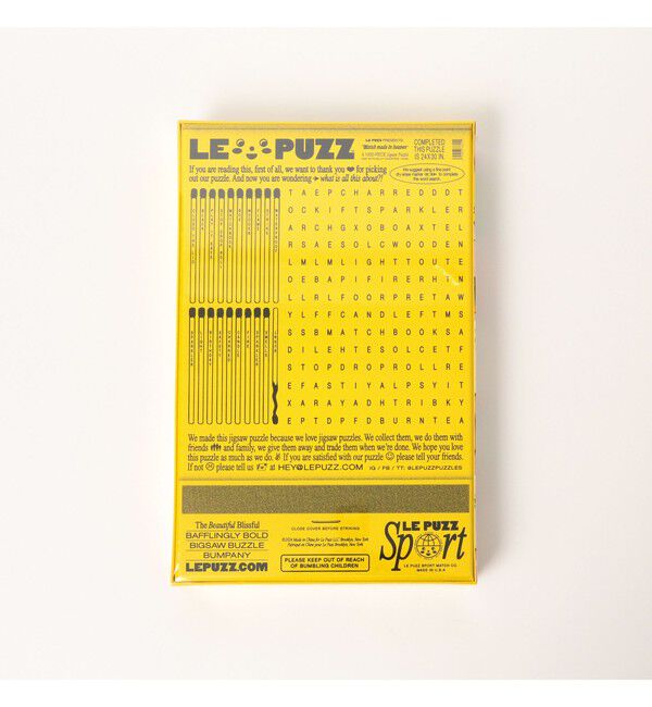 BEAMS「Le PUZZ	/ ジグソーパズル 1000ピース」|その他|