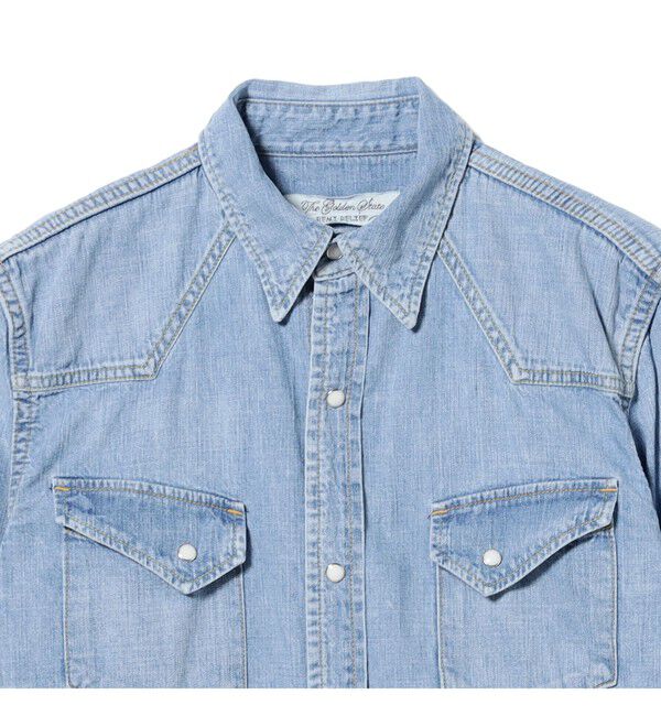 BEAMS PLUS「【別注】REMI RELIEF / Denim Western shirt Classic Fit  Fade Indigo」|シャツ・ブラウス|