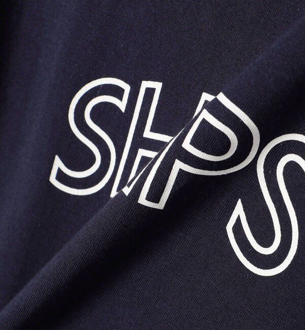 SHIPS for women「《一部追加予約》【WEB限定】 SHIPS ラウンド プリント ロゴ TEE」|Tシャツ・カットソー|