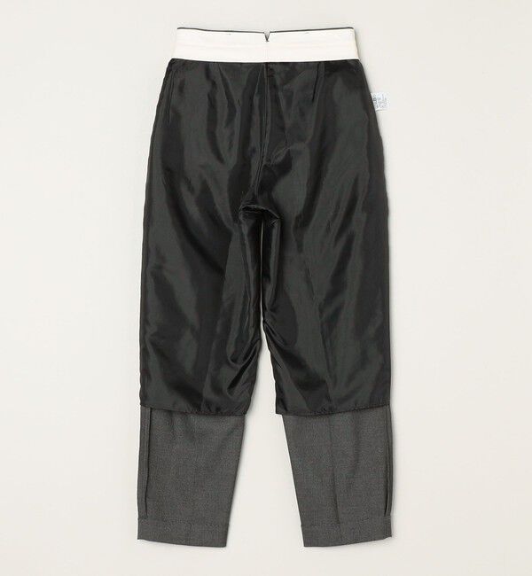 quaranciel「quaranciel:〈洗濯機可能〉ハンサム テーパード センタープレス パンツ（セットアップ対応）」|スラックス|