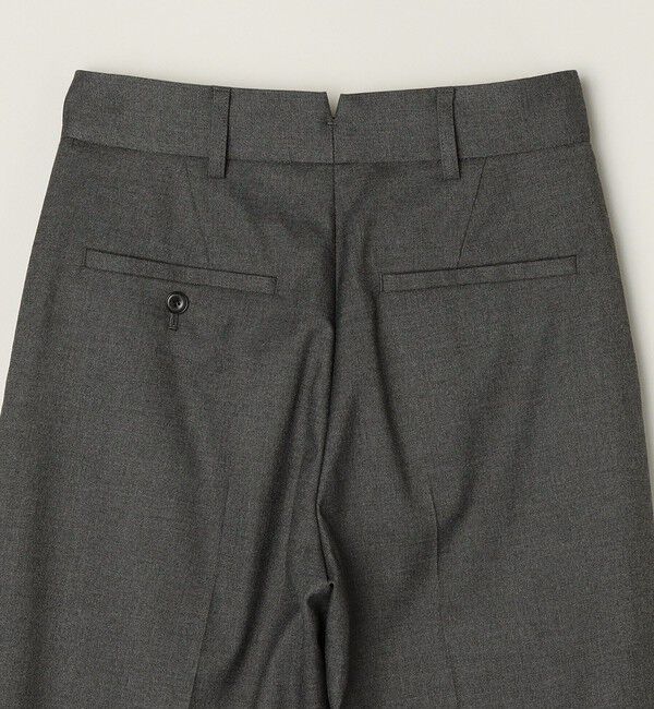 quaranciel「quaranciel:〈洗濯機可能〉ハンサム テーパード センタープレス パンツ（セットアップ対応）」|スラックス|