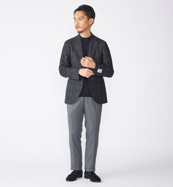 SHIPS「SHIPS:〈FUNCTION〉〈手洗い可能〉ライト サキソニー ストレッチ スラックス パンツ」|スラックス|