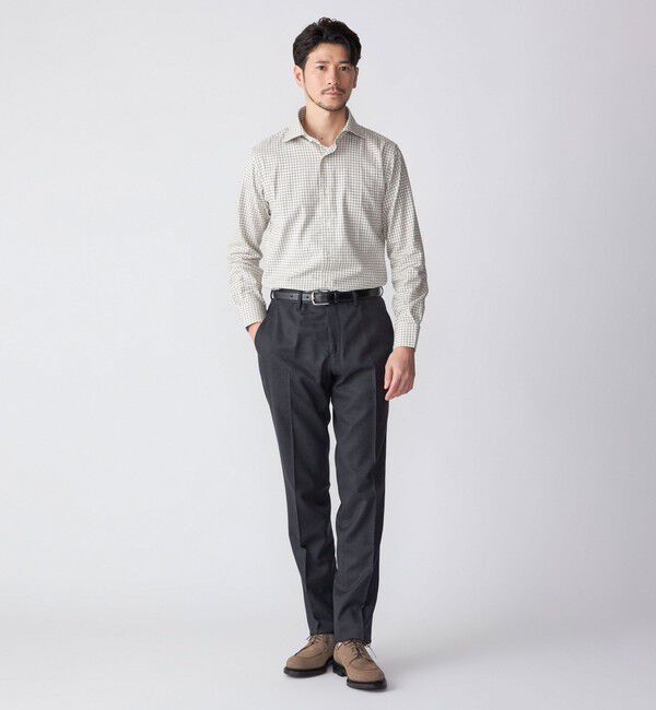 SHIPS「SHIPS:〈FUNCTION〉〈手洗い可能〉ライト サキソニー ストレッチ スラックス パンツ」|スラックス|