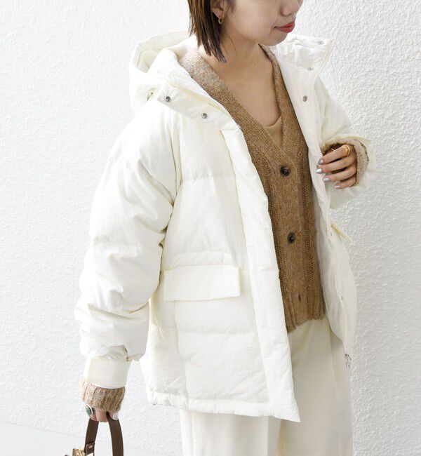 SHIPS any「SHIPS any: フーディ ショート ダウン ジャケット」|ダウン|