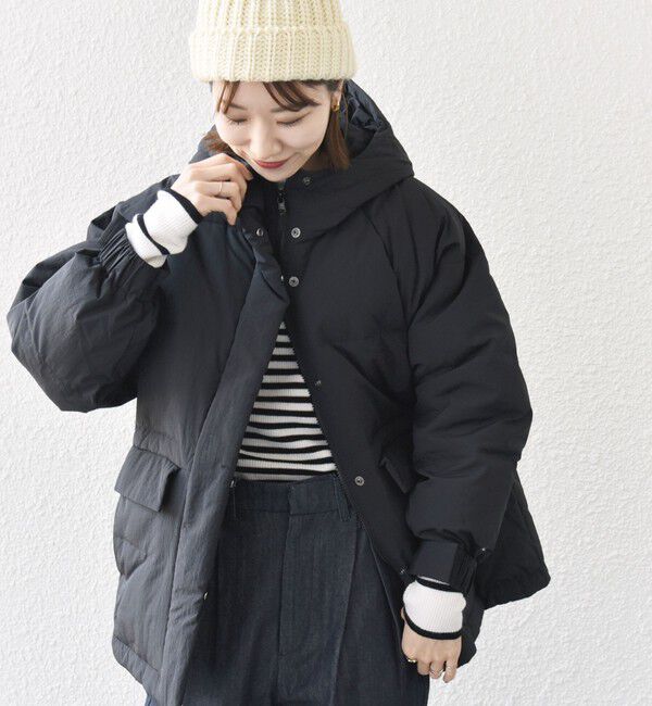 SHIPS any「SHIPS any: フーディ ショート ダウン ジャケット」|ダウン|