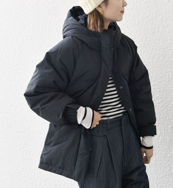 SHIPS any「SHIPS any: フーディ ショート ダウン ジャケット」|ダウン|