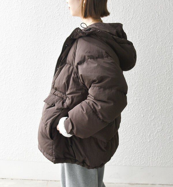 SHIPS any「SHIPS any: フーディ ショート ダウン ジャケット」|ダウン|