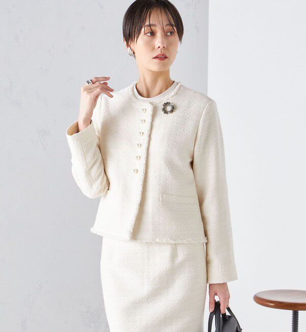 SHIPS for women「サークル デザイン アンティーク パール モチーフ ブローチ」|ブローチ・コサージュ|