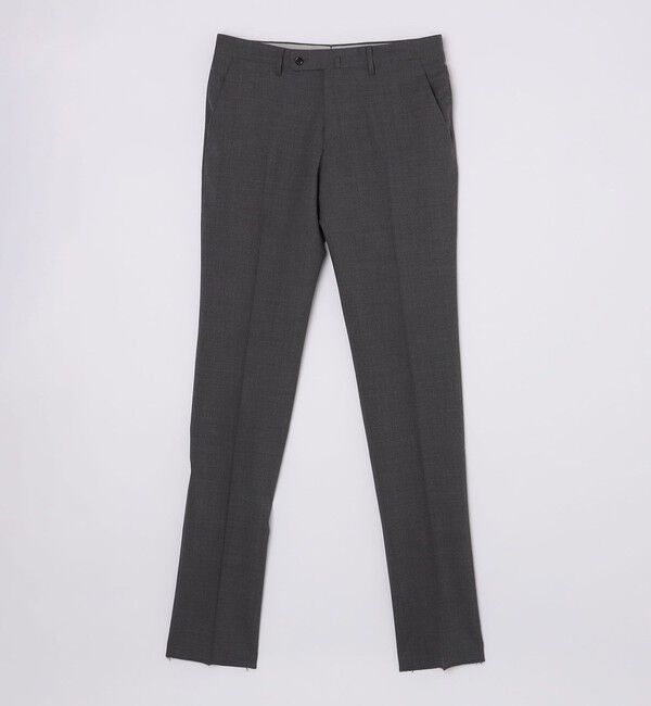 SHIPS「SHIPS: 〈手洗い可能〉ラスティック ウォッシャブル ストレッチ パンツ(無地)」|スラックス|