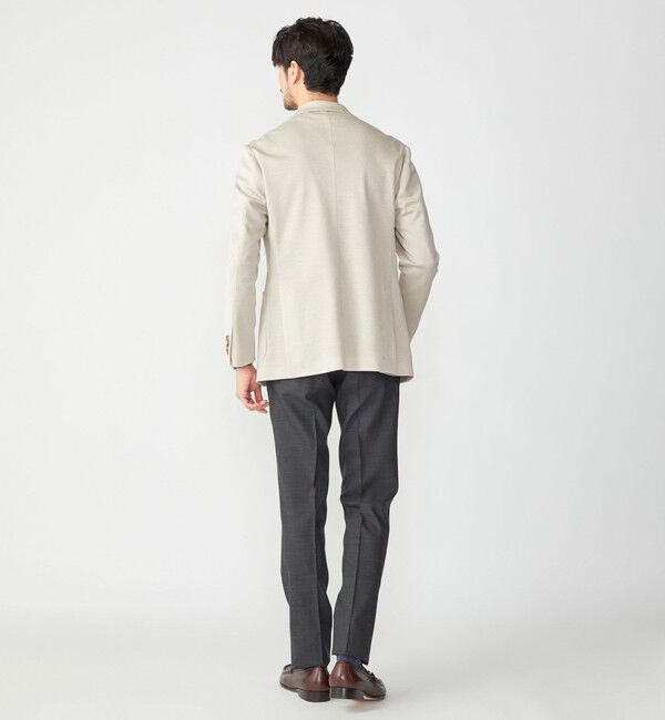 SHIPS「SHIPS: 〈手洗い可能〉ラスティック ウォッシャブル ストレッチ パンツ(無地)」|スラックス|