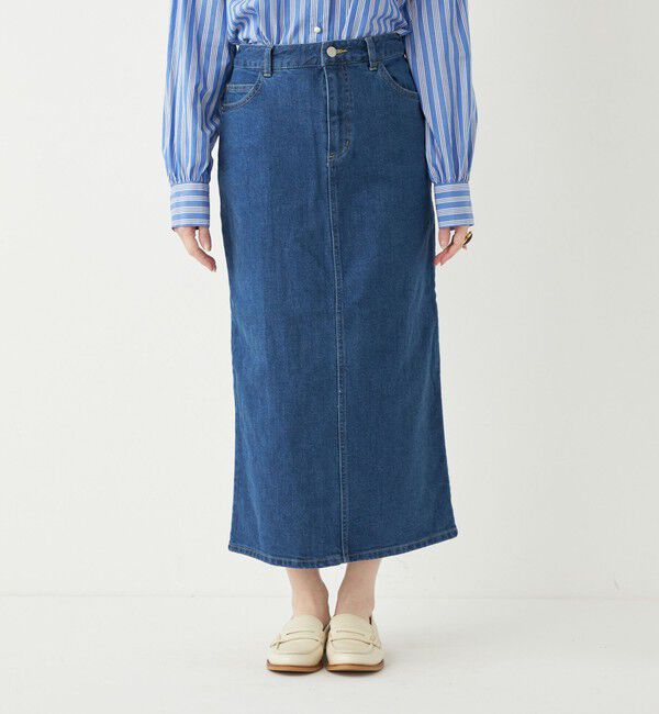 SHIPS Colors 「SHIPS Colors:〈洗濯機可能〉デニム タイト スカート◇」|タイト|