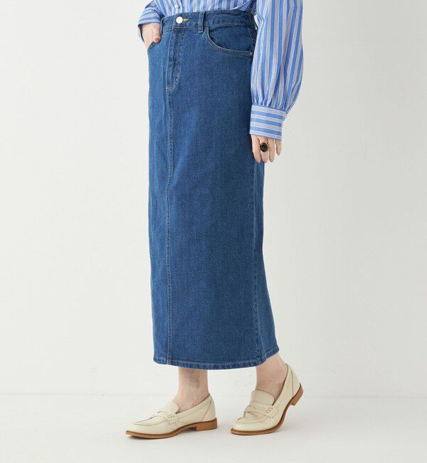 SHIPS Colors 「SHIPS Colors:〈洗濯機可能〉デニム タイト スカート◇」|タイト|