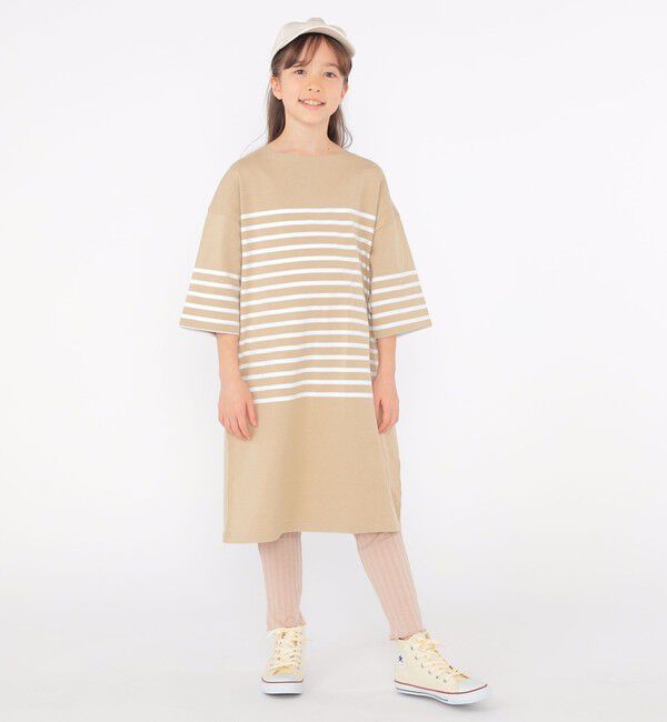 SHIPS KIDS「SHIPS KIDS:145～170cm /〈接触冷感/UVカット〉リブ レギンス」|レギンス・スパッツ|