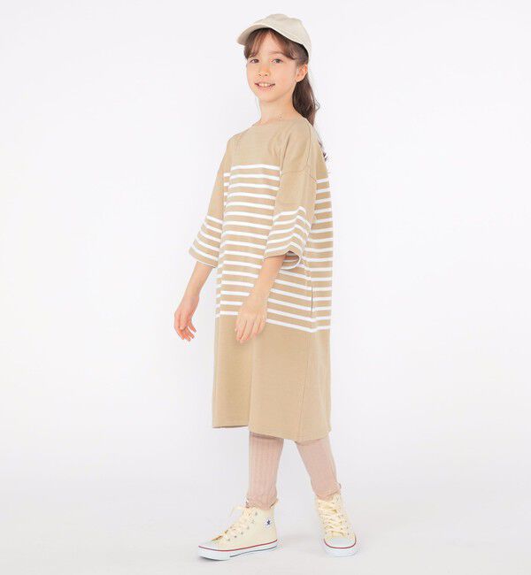 SHIPS KIDS「SHIPS KIDS:145～170cm /〈接触冷感/UVカット〉リブ レギンス」|レギンス・スパッツ|