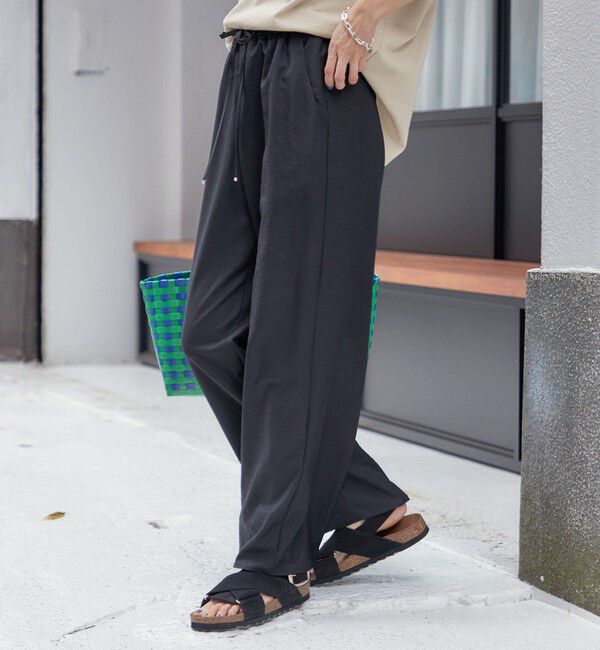 SHIPS for women「《一部追加予約》〈手洗い可能〉ツイル ドロスト パンツ」|その他|