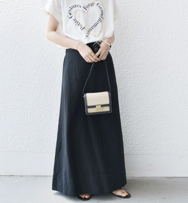 SHIPS for women「〈手洗い可能〉麻混 フレア マキシ スカート 」|スカート|
