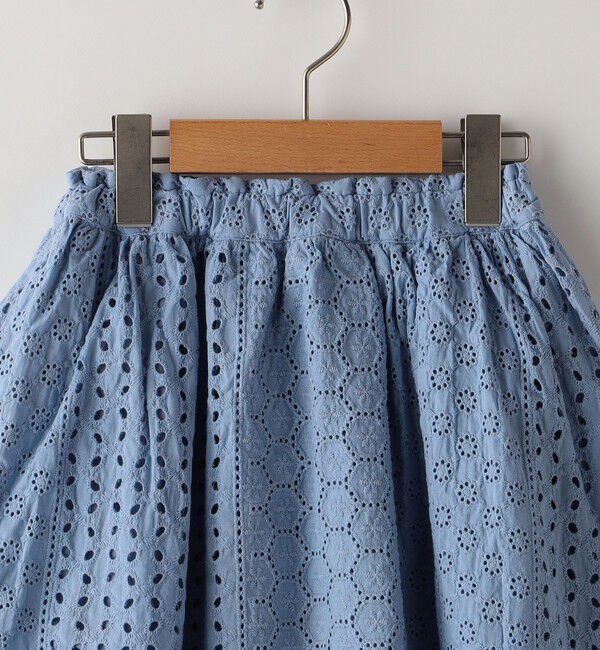 SHIPS KIDS「SHIPS KIDS:100～130cm / レース ギャザー スカート」|スカート|