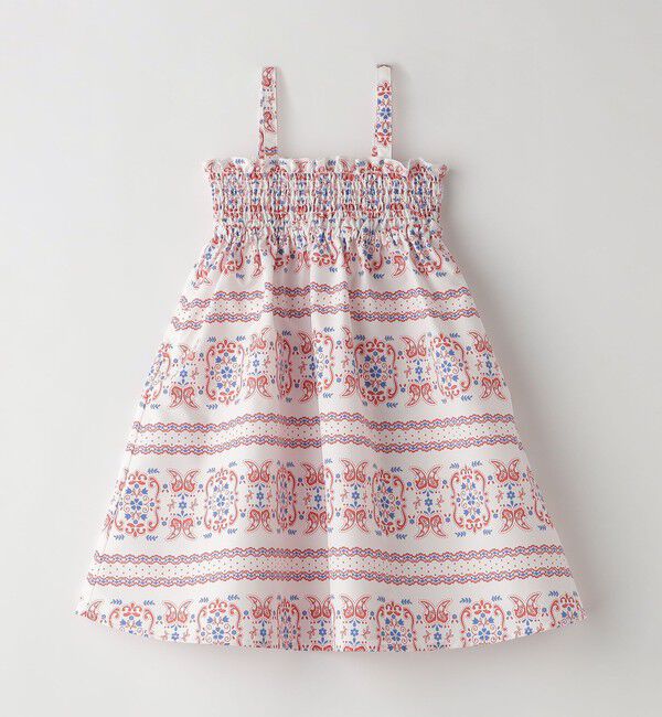 SHIPS Colors 「SHIPS Colors:〈洗濯機可能〉2WAY プリント スカート(100~140cm)」|フレア|