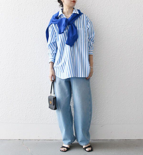 SHIPS any「《一部追加予約》SHIPS any:〈洗濯機可能〉REPREVE レギュラーカラー ルーズ ポケット シャツ」|シャツ・ブラウス|