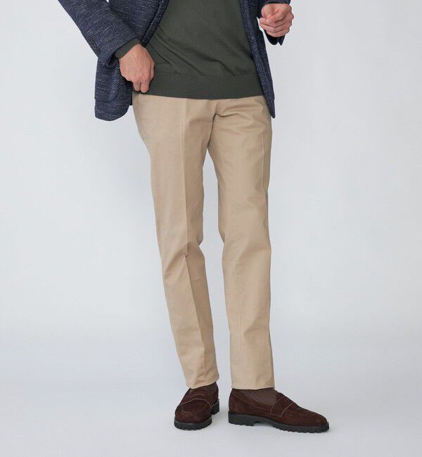 SHIPS「SHIPS: 〈手洗い可能〉ウォッシャブル コットン ツイル スラックス」|スラックス|