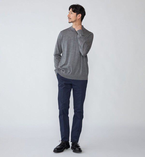 SHIPS「SHIPS: 〈手洗い可能〉ウォッシャブル コットン ツイル スラックス」|スラックス|