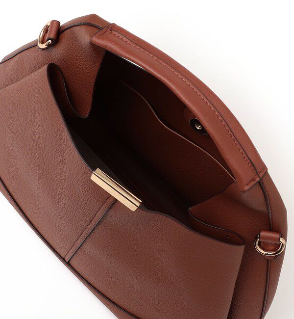 SHIPS any「SHIPS any: ゴールド プレート ワンハンドル 2WAY バッグ」|ショルダー・メッセンジャー|