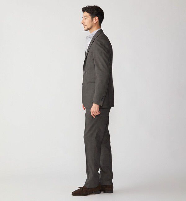 SHIPS「SHIPS:〈FUNCTION/洗濯機可能〉ウォッシャブル バーズアイ スラックス(セットアップ対応)」|スラックス|