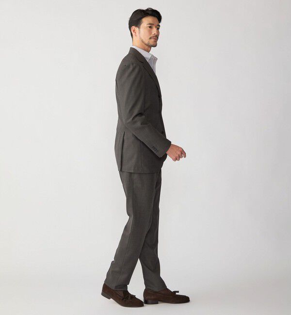 SHIPS「SHIPS:〈FUNCTION/洗濯機可能〉ウォッシャブル バーズアイ スラックス(セットアップ対応)」|スラックス|