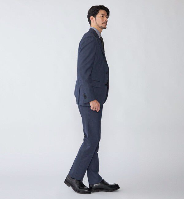 SHIPS「SHIPS:〈FUNCTION/洗濯機可能〉ウォッシャブル バーズアイ スラックス(セットアップ対応)」|スラックス|