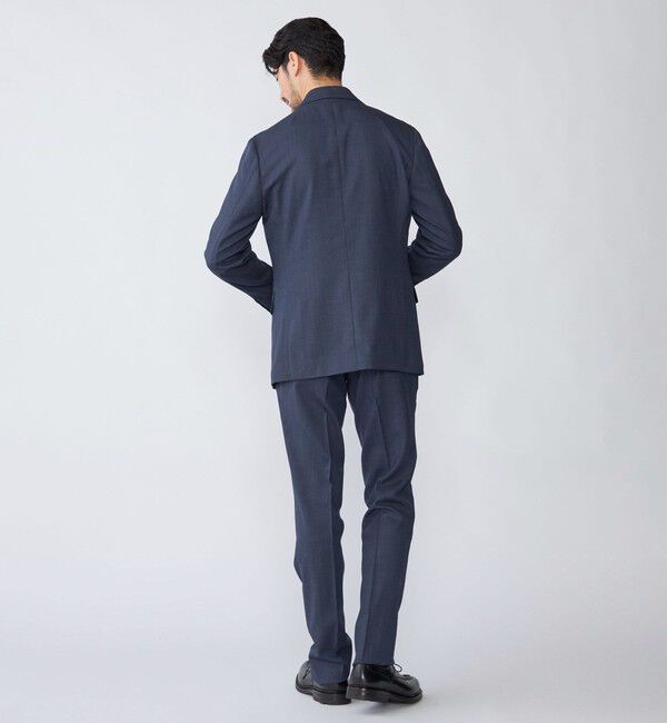 SHIPS「SHIPS:〈FUNCTION/洗濯機可能〉ウォッシャブル バーズアイ スラックス(セットアップ対応)」|スラックス|