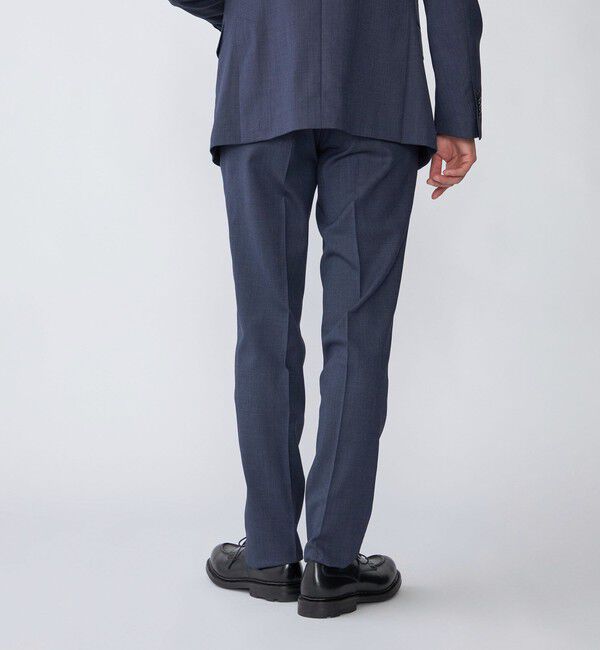 SHIPS「SHIPS:〈FUNCTION/洗濯機可能〉ウォッシャブル バーズアイ スラックス(セットアップ対応)」|スラックス|