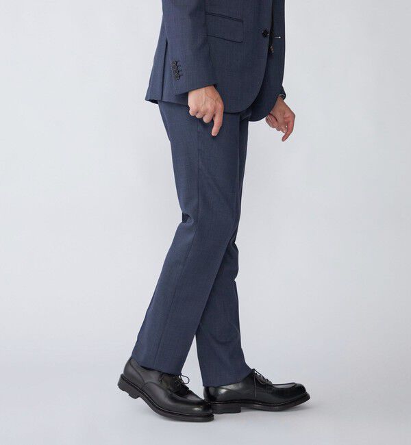 SHIPS「SHIPS:〈FUNCTION/洗濯機可能〉ウォッシャブル バーズアイ スラックス(セットアップ対応)」|スラックス|