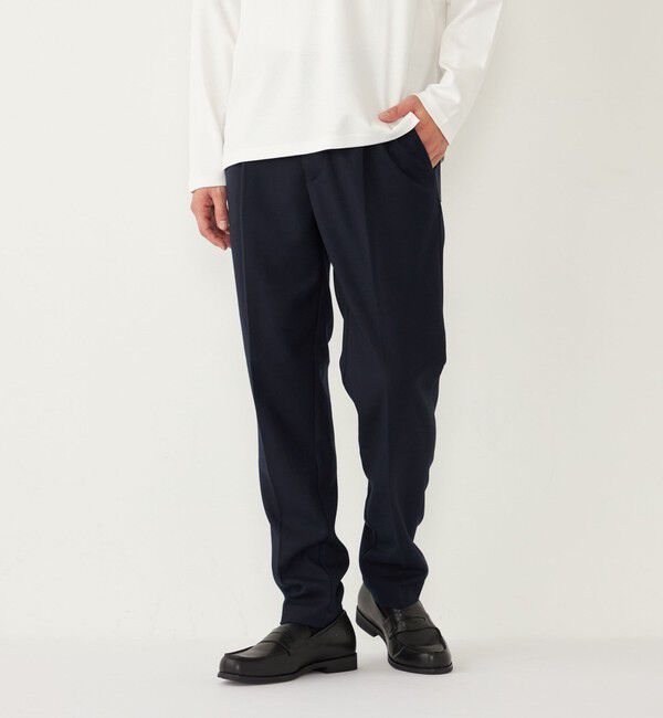 SHIPS Colors 「SHIPS Colors:〈洗濯機可能〉TR イージー スラックス(セットアップ可能)◇」|スラックス|ネイビー