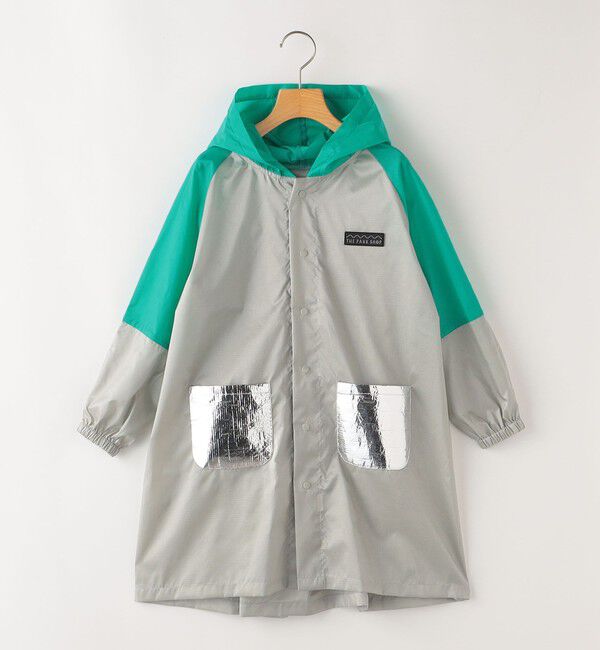 SHIPS KIDS「THE PARK SHOP:RAIN PARK COAT」|レインコート|シルバー
