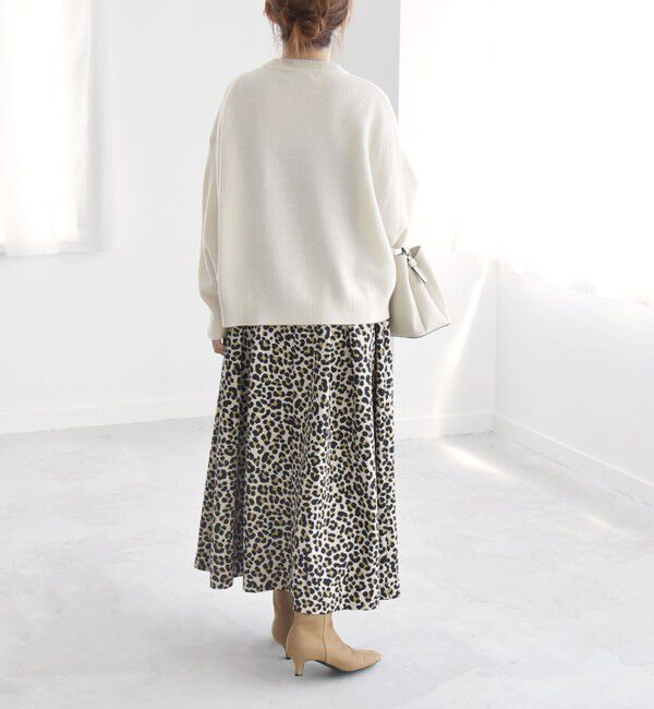 quaranciel「quaranciel:〈手洗い可能〉アニマル タック ロング スカート」|スカート|