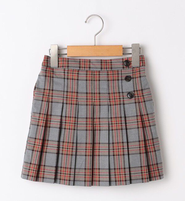SHIPS KIDS「SHIPS KIDS:100～130cm / チェック プリーツ スカート」|スカート|
