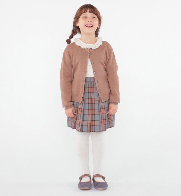 SHIPS KIDS「SHIPS KIDS:100～130cm / チェック プリーツ スカート」|スカート|