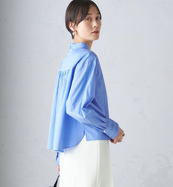 SHIPS for women「〈手洗い可能〉ブロード ボウタイ ブラウス」|シャツ・ブラウス|