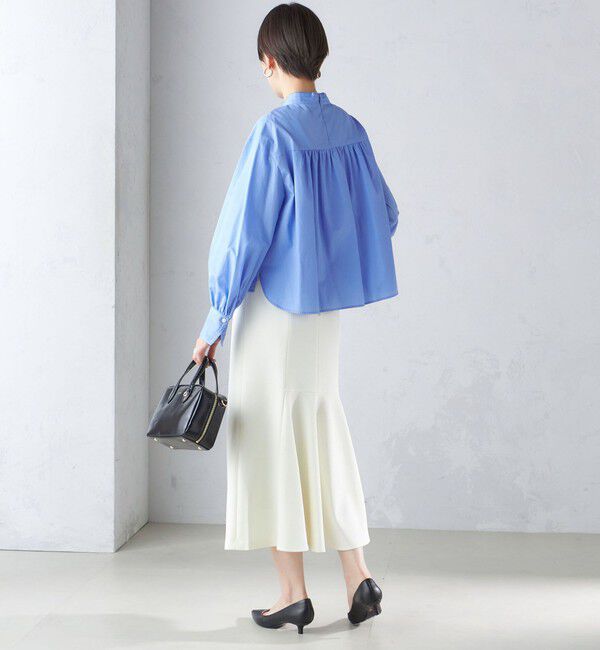 SHIPS for women「〈手洗い可能〉ブロード ボウタイ ブラウス」|シャツ・ブラウス|