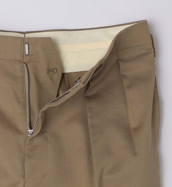 SHIPS「Fumiya Hirano: EDWARD コットンギャバジン トラウザーズ」|スラックス|