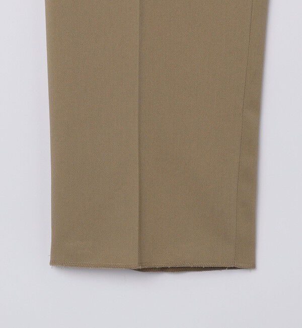 SHIPS「Fumiya Hirano: EDWARD コットンギャバジン トラウザーズ」|スラックス|