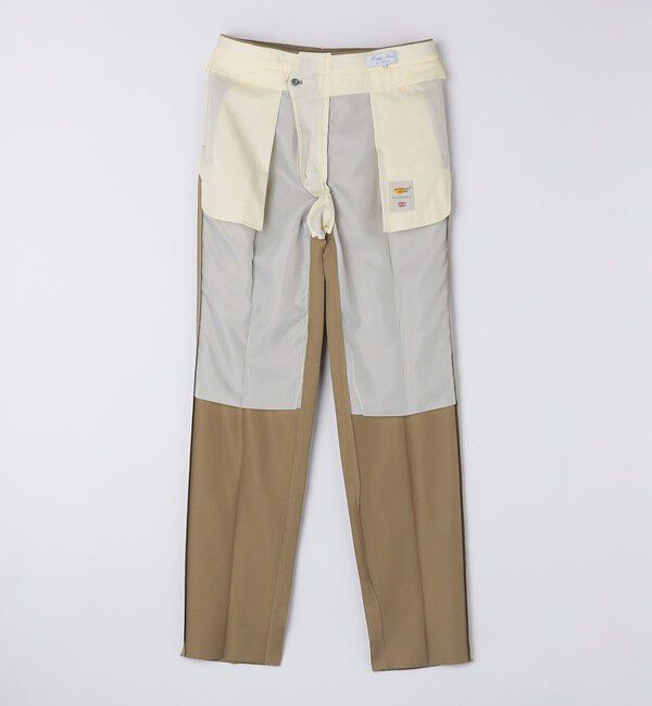 SHIPS「Fumiya Hirano: EDWARD コットンギャバジン トラウザーズ」|スラックス|