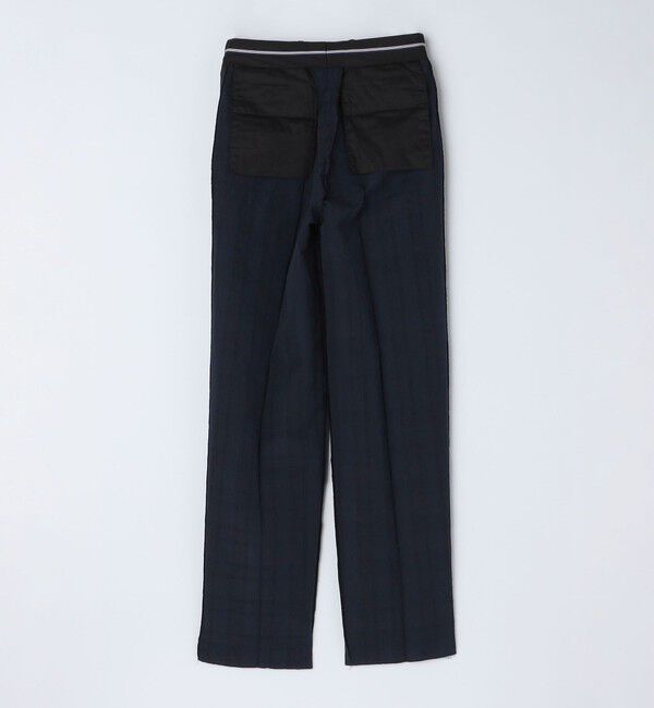 SHIPS「BERNARD ZINS: WALLIS コットン/リネン チェック スラックス」|スラックス|