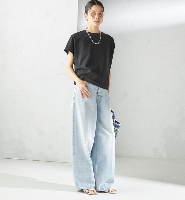 SHIPS for women「〈接触冷感〉ポンチ ドルマン TEE」|Tシャツ・カットソー|